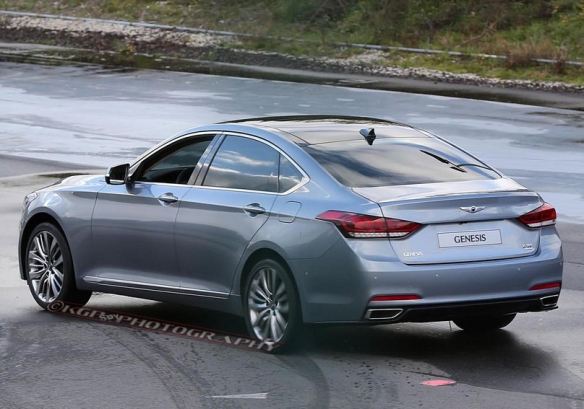 2015 Hyundai Genesis Bob Sison AutoPulse Spy Photo side rear angle